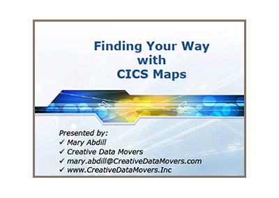 Virtual CICS - Finding Your Way with CICS Maps