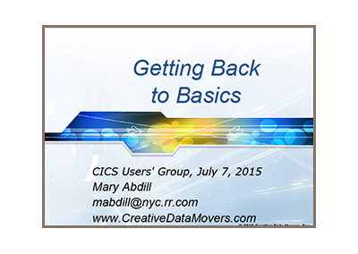 July 2015 | Getting back to basics