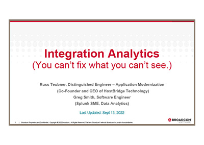 September 2022 | Using Analytics and AI to Find and Fix Inefficient Patterns in CICS Integration