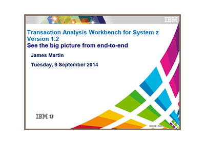 Virtual CICS - Transaction ANalysis Workbench for System z Version 1_2