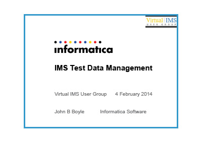February 2014 | IMS test data management