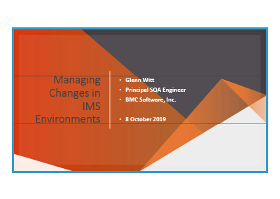 October 2019 | Managing changes in IMS environments