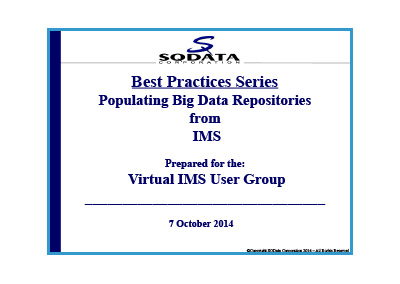 Virtual IMS - Populating Big Data Repositories from IMS