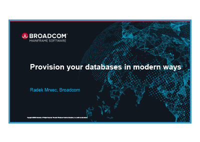 October 2022 | Provision your databases in modern ways