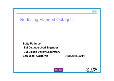 Virtual IMS - Reducing Planned Outages