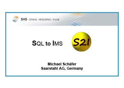 Virtual IMS - SQL to IMS